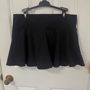 Buc-ee's Beaver Stretch Black Skort XL Tennis Pickleball Skirt With Shorts